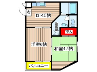 エポック鳴海の物件間取画像